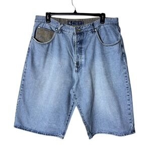 LRG Y2K Jorts Shorts Size 40 Skater Embroidered JNCO Style Streetwear Baggy